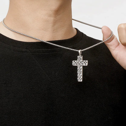 1 Piece Stainless Steel Cross Pendant