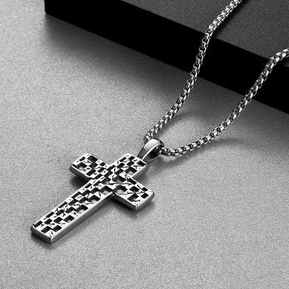 1 Piece Stainless Steel Cross Pendant