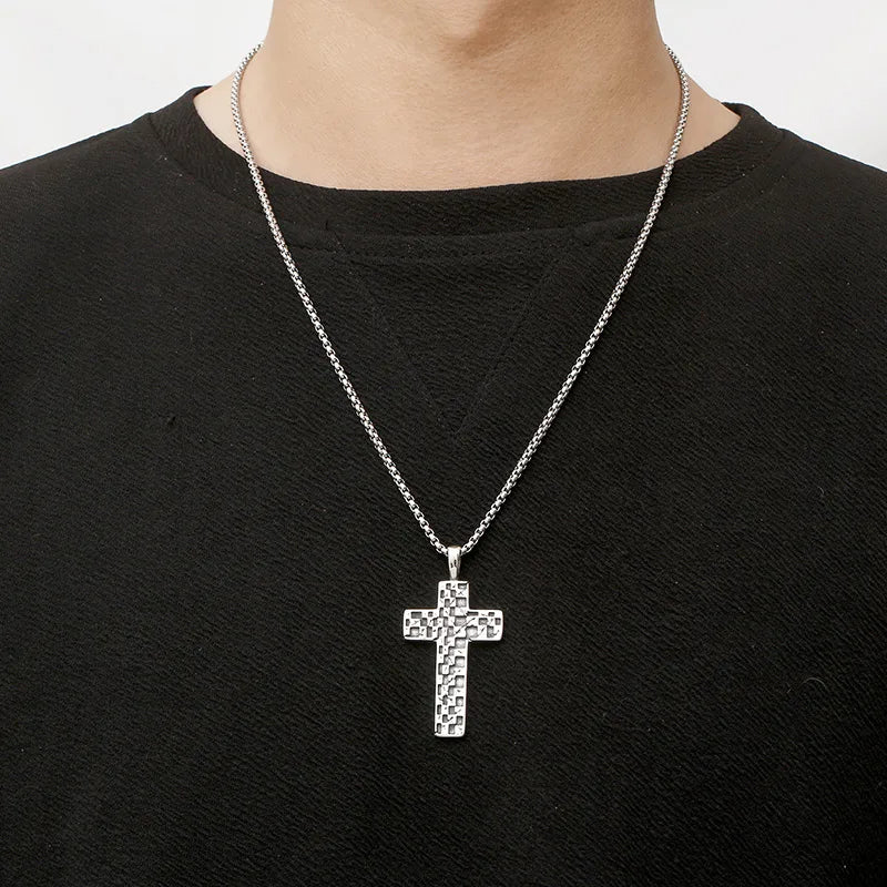 1 Piece Stainless Steel Cross Pendant