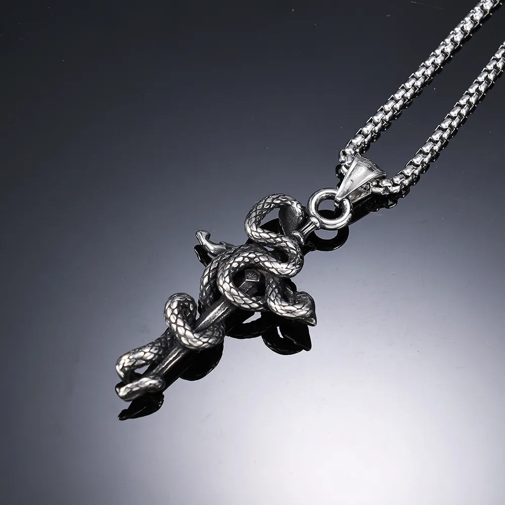 1 Piece 304 Stainless Steel Geometric Pendant Chain