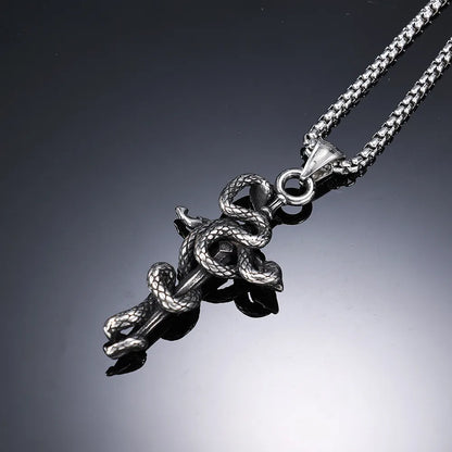 1 Piece 304 Stainless Steel Geometric Pendant Chain