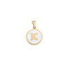 1 Piece Stainless Steel Gold Plated Letter Pendant