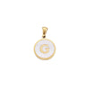 1 Piece Stainless Steel Gold Plated Letter Pendant