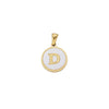 1 Piece Stainless Steel Gold Plated Letter Pendant