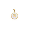 1 Piece Stainless Steel Gold Plated Letter Pendant