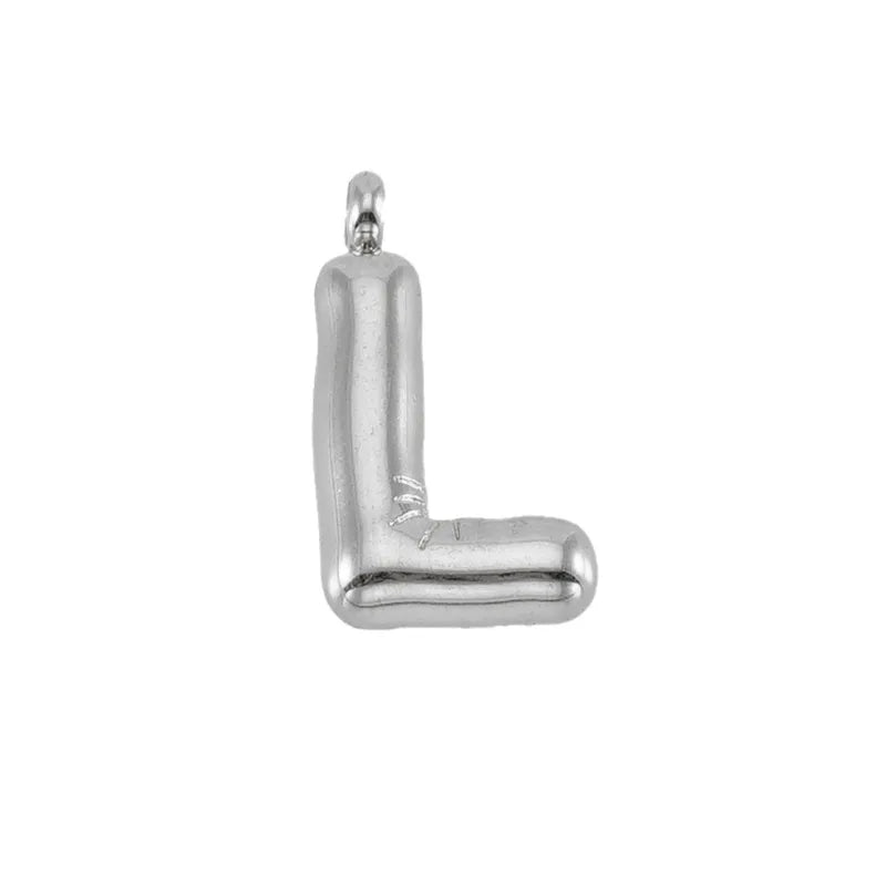 1 Piece Stainless Steel Letter Pendant