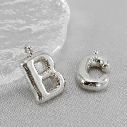 1 Piece Stainless Steel Letter Pendant