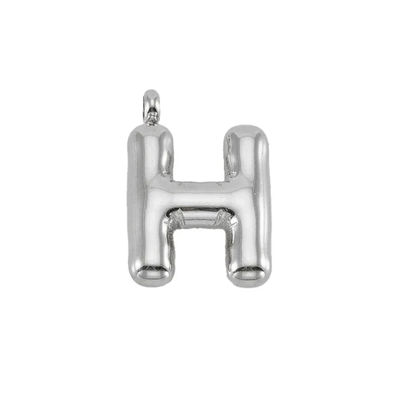 1 Piece Stainless Steel Letter Pendant