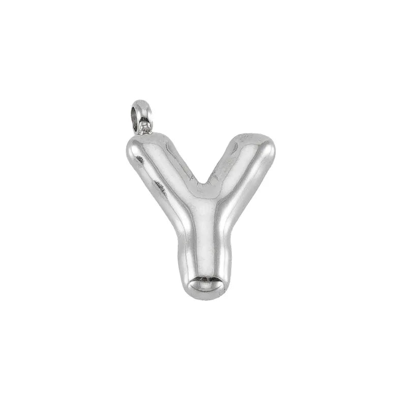 1 Piece Stainless Steel Letter Pendant