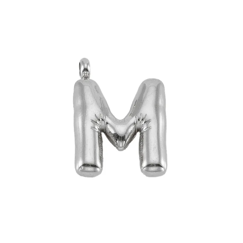 1 Piece Stainless Steel Letter Pendant