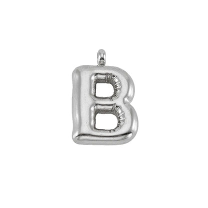 1 Piece Stainless Steel Letter Pendant