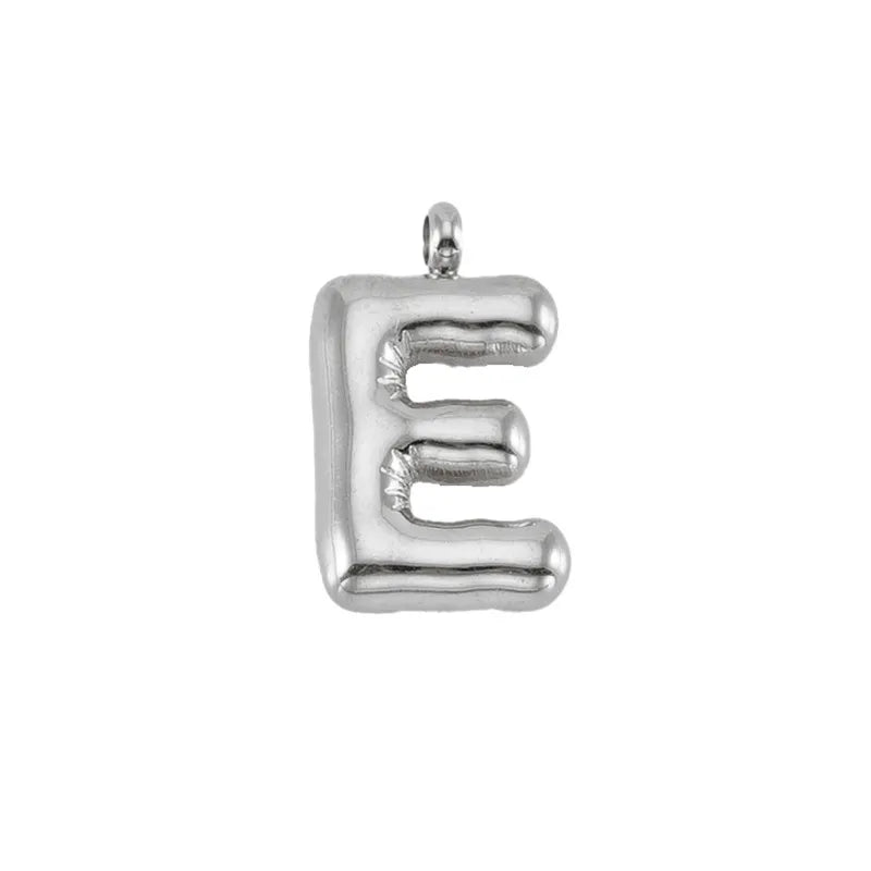 1 Piece Stainless Steel Letter Pendant