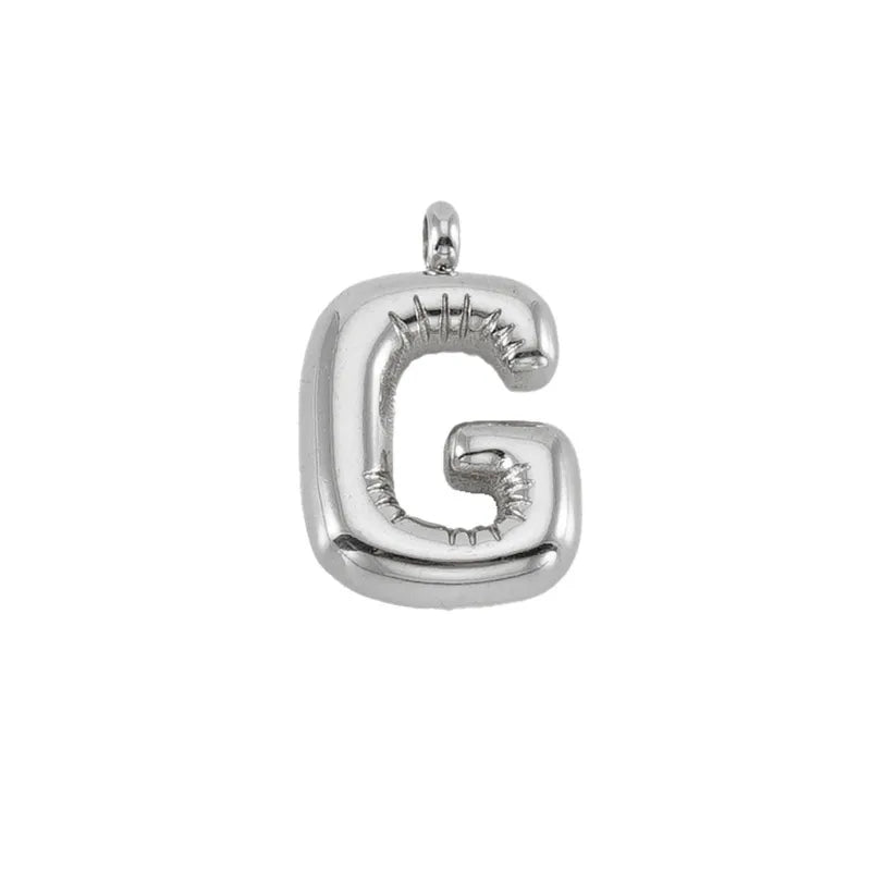 1 Piece Stainless Steel Letter Pendant