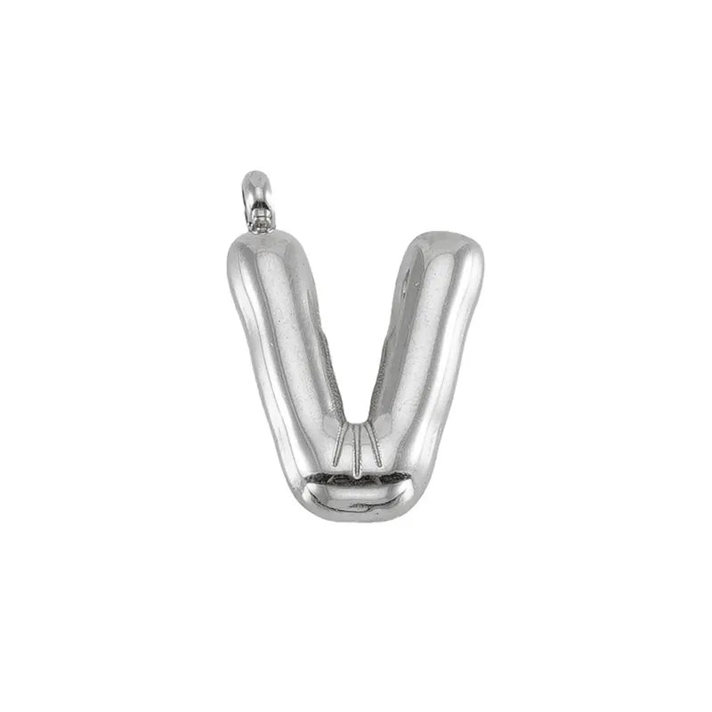 1 Piece Stainless Steel Letter Pendant