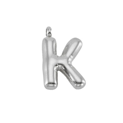 1 Piece Stainless Steel Letter Pendant