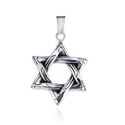 1 Piece Stainless Steel Star Polished Pendant Chain