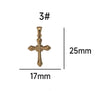 1 Piece Titanium Steel Cross Pendant