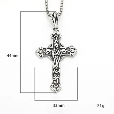 1 Piece Titanium Steel Cross Pendant