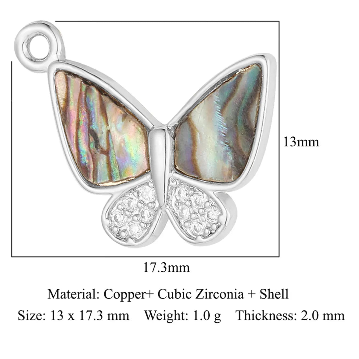 1 Piece Titanium Steel Heart Shape Pendant