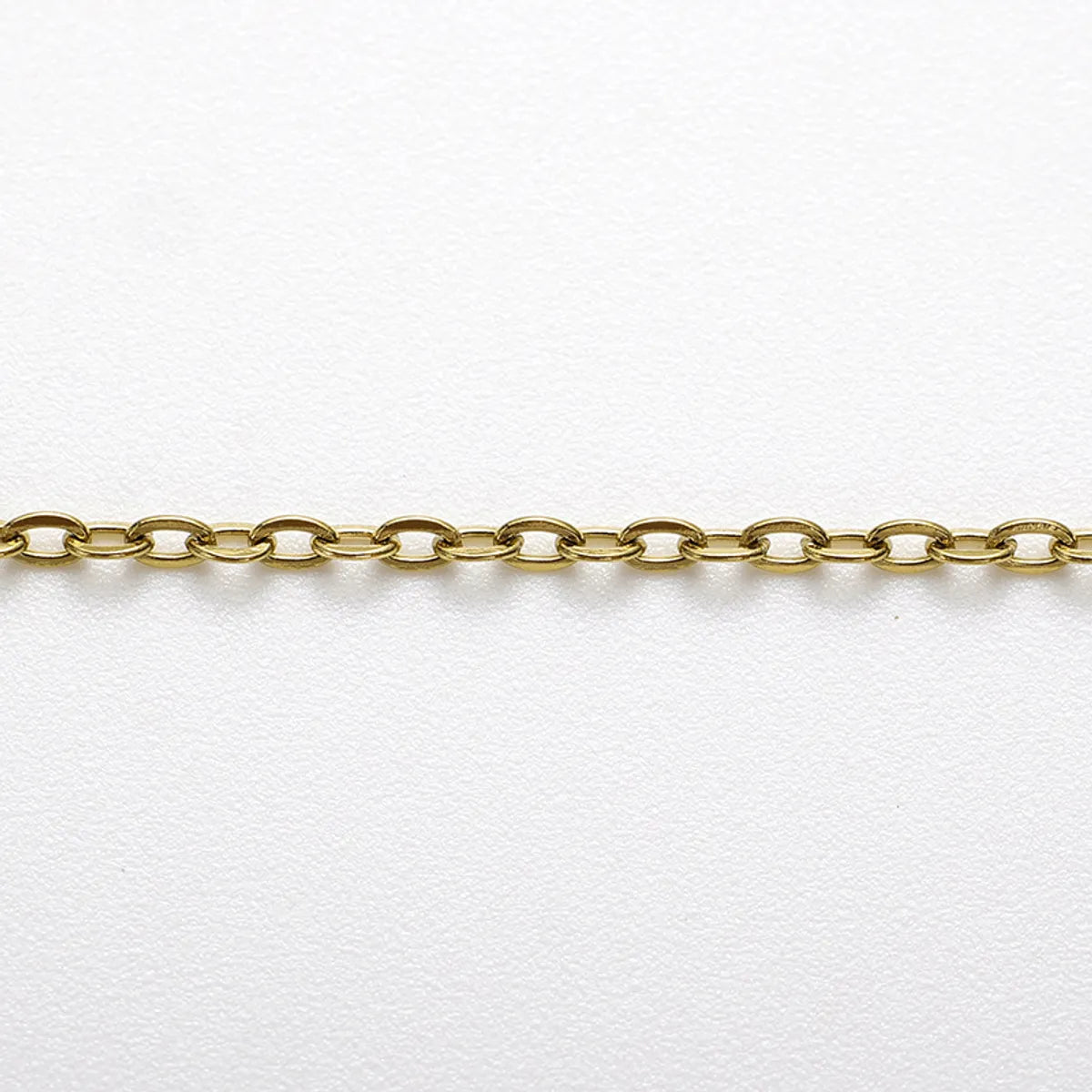 1 Piece Titanium Steel Solid Color Chain