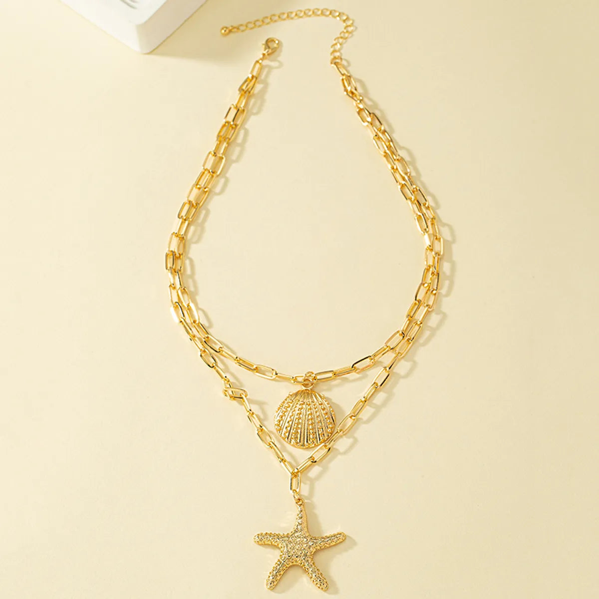 Vacation Starfish Shell Alloy Wholesale Pendant Necklace