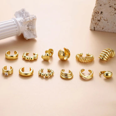 1 Piece Vintage Style Cool Style Geometric Eye Snake Plating Copper 18k Gold Plated Ear Studs