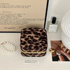 1 Piece Wood Retro Leopard Jewelry Boxes