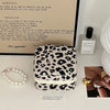 1 Piece Wood Retro Leopard Jewelry Boxes