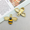 6 Models, 2 Each, 12/Bag Zinc Alloy Bee Pendant