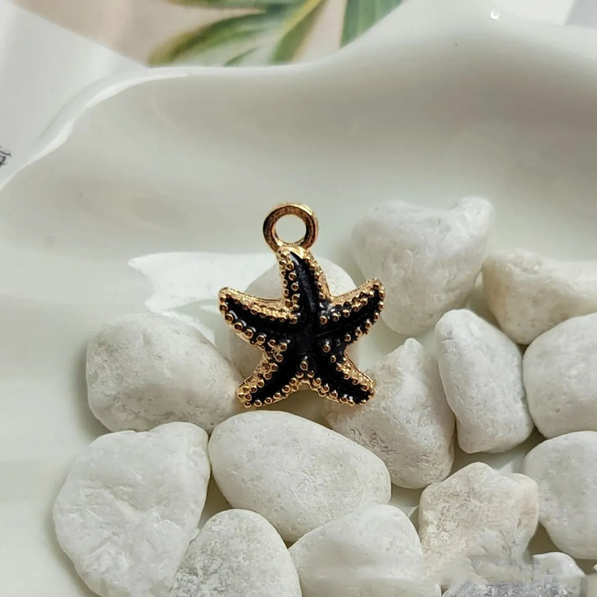 1 Piece Zinc Alloy Starfish Pendant