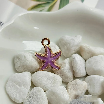 1 Piece Zinc Alloy Starfish Pendant