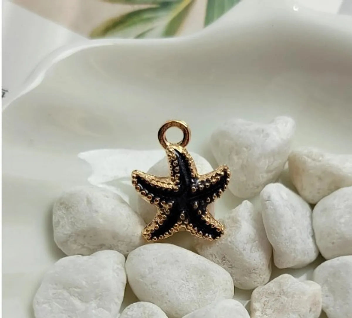 1 Piece Zinc Alloy Starfish Pendant