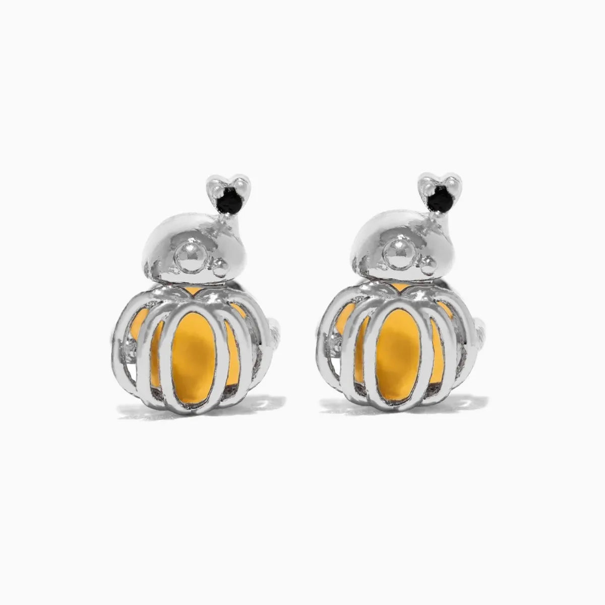 1 Set 1 Pair Funny Modern Style IG Style Halloween Pattern Pumpkin Ghost Plating Copper 18K Gold Plated Drop Earrings Ear Studs