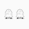 1 Set 1 Pair Funny Modern Style IG Style Halloween Pattern Pumpkin Ghost Plating Copper 18K Gold Plated Drop Earrings Ear Studs