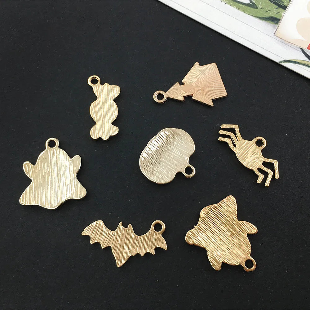 1 Set 10-30mm Alloy Spider Spider Web Ghost Pendant