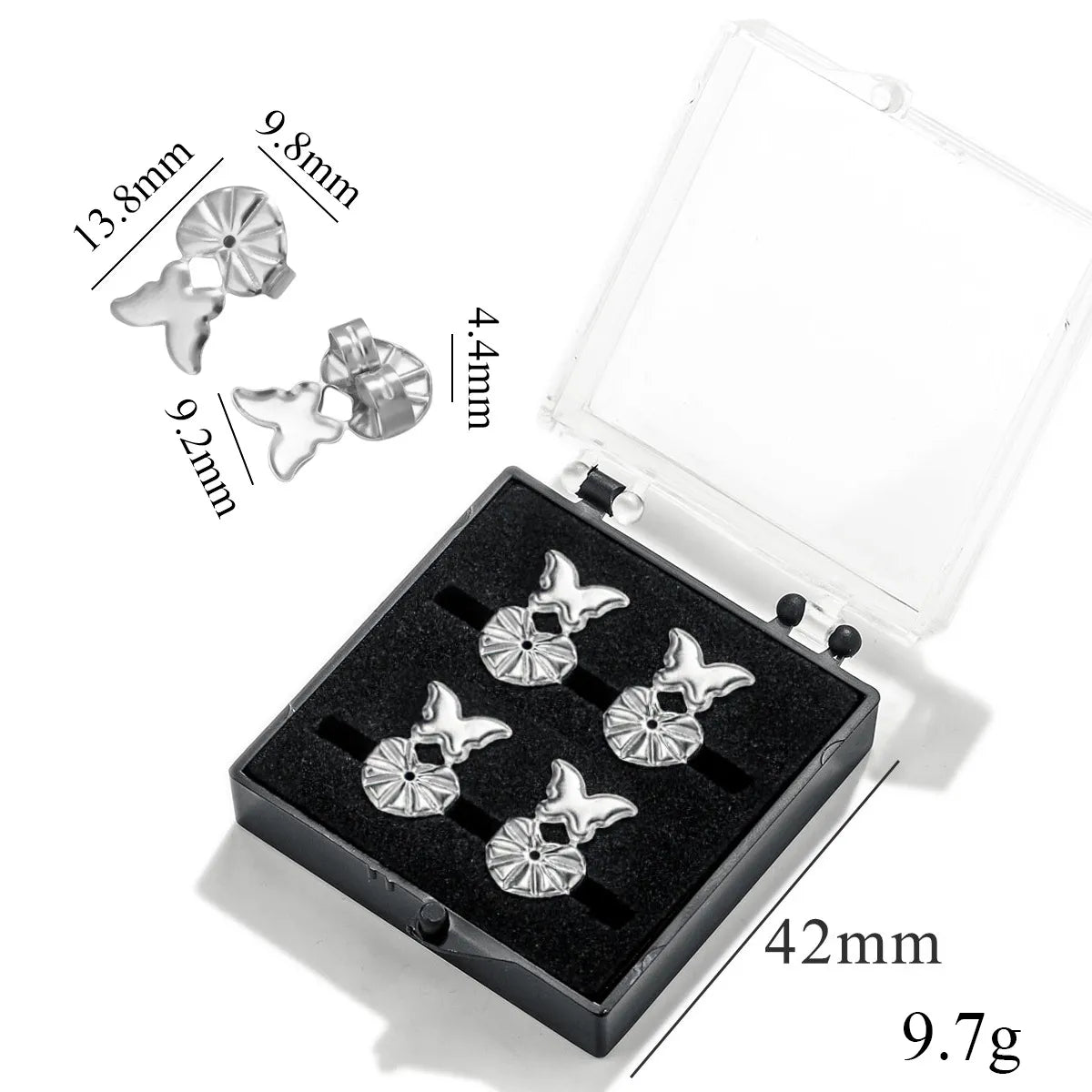 1 Set 10.4*10.4mm 9.8*14.5mm 304 Stainless Steel Jewelry Accessories