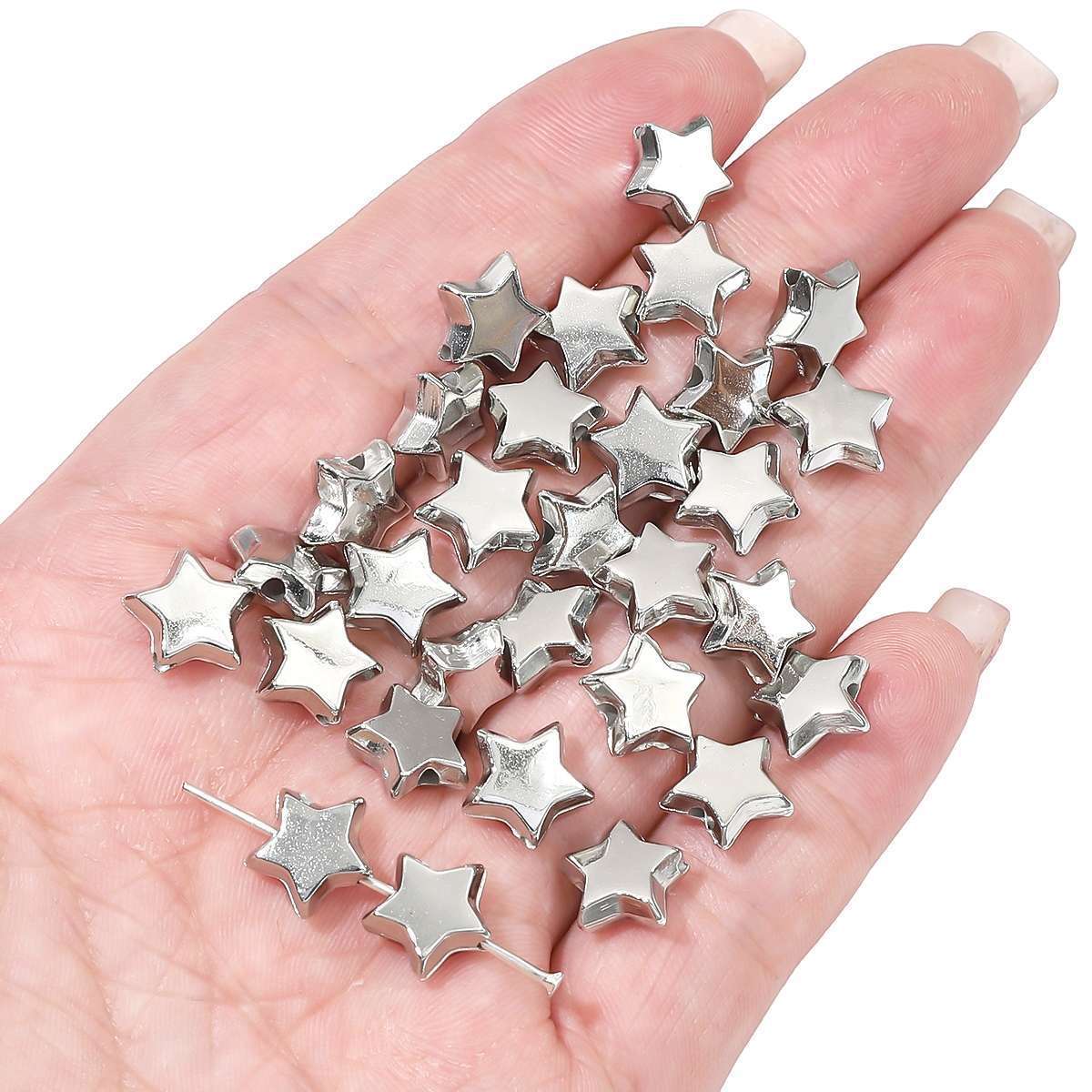 1 Set 12*16mm 18*9mm 7 * 8mm CCB Cross Star Unforgettable Polished Beads