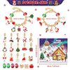 1 Set Alloy Christmas Hat Santa Claus Pendant Chain