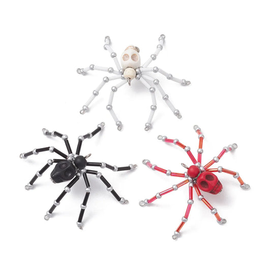 1 Set Alloy Spider Pendant