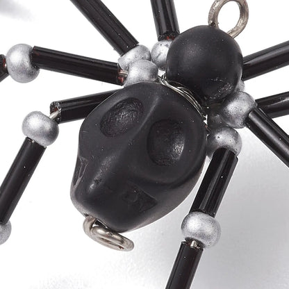 1 Set Alloy Spider Pendant