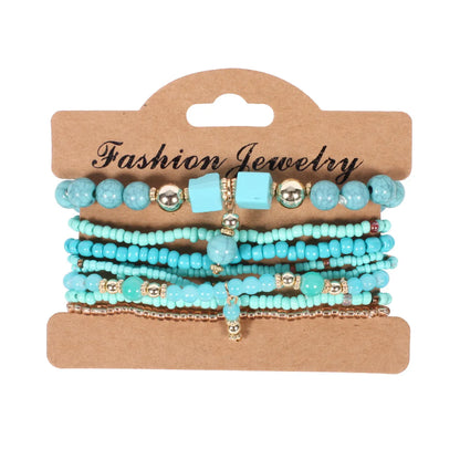 1 Set Bohemian Geometric Beaded Alloy Women'S Bracelets