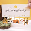 1 Set Cartoon Style Pumpkin Cat Ghost Enamel Alloy Ear Hook