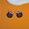 1 Set Cartoon Style Pumpkin Cat Ghost Enamel Alloy Ear Hook