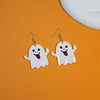 1 Set Cartoon Style Pumpkin Cat Ghost Enamel Alloy Ear Hook