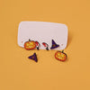 1 Set Cartoon Style Pumpkin Cat Ghost Enamel Alloy Ear Hook