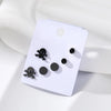 1 Set Cute Simple Style Butterfly Alloy Ear Studs