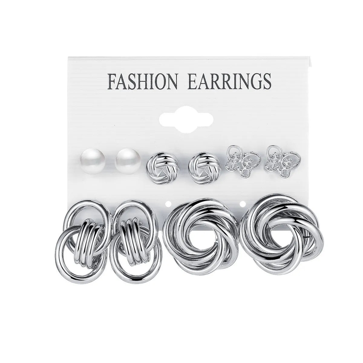 1 Set Elegant Retro Streetwear Geometric Plating Alloy Earrings