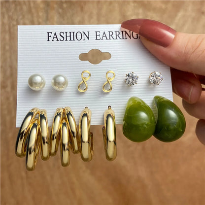 1 Set Fashion Heart Shape Alloy Inlay Rhinestones Pearl Women'S Drop Earrings Earrings Ear Studs