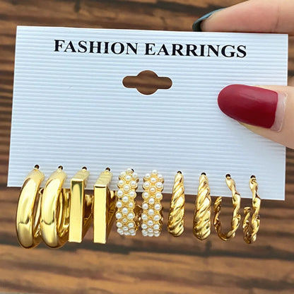 1 Set Fashion Heart Shape Alloy Inlay Rhinestones Pearl Women'S Drop Earrings Earrings Ear Studs