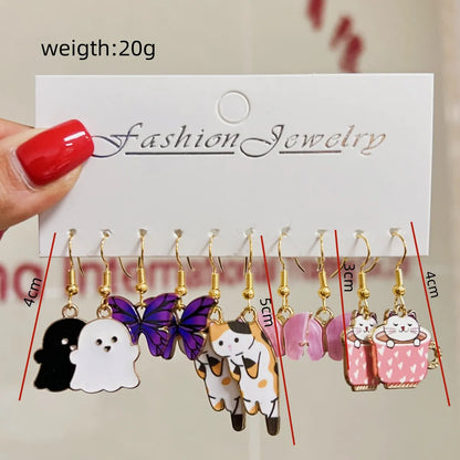 1 Set Glam Cute Letter Asymmetrical Alloy Ear Hook